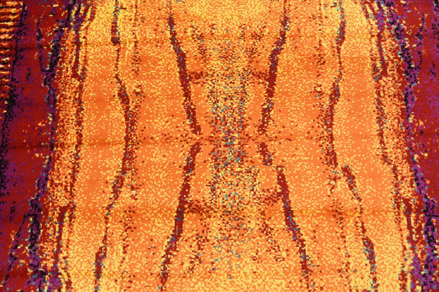 Yellow 9' x 12' 2 Metro Rectangle Area Rug 100% Polypropylene Abstract Modern Easy Clean Carpet for Living Room, Dining, Bedrooms for Sale at Rug Engine