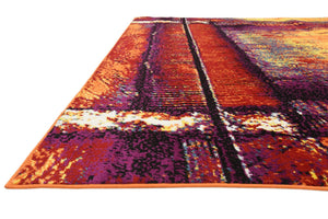 Yellow 9' x 12' 2 Metro Rectangle Area Rug 100% Polypropylene Abstract Modern Easy Clean Carpet for Living Room, Dining, Bedrooms for Sale at Rug Engine