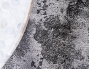 Light Gray 2' x 6' 9 Metro Runner Area Rug 100% Polypropylene Abstract Modern Easy Clean Carpet for Living Room, Dining, Bedrooms for Sale at Rug Engine