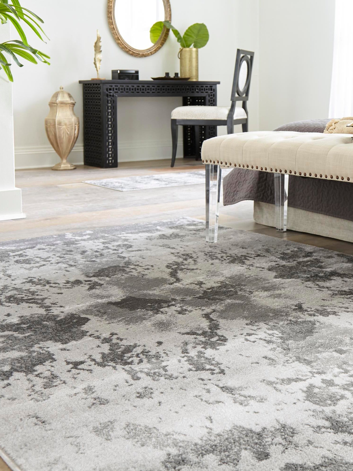 Light Gray 10' x 14' 1 Metro Rectangle Area Rug 100% Polypropylene Abstract Modern Easy Clean Carpet for Living Room, Dining, Bedrooms for Sale at Rug Engine