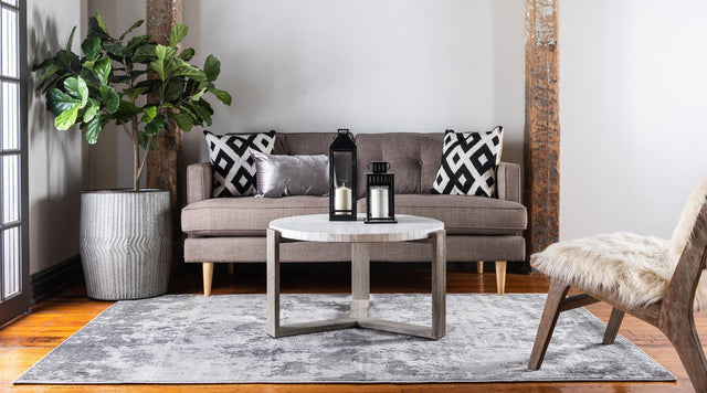 Light Gray 10' x 14' 1 Metro Rectangle Area Rug 100% Polypropylene Abstract Modern Easy Clean Carpet for Living Room, Dining, Bedrooms for Sale at Rug Engine