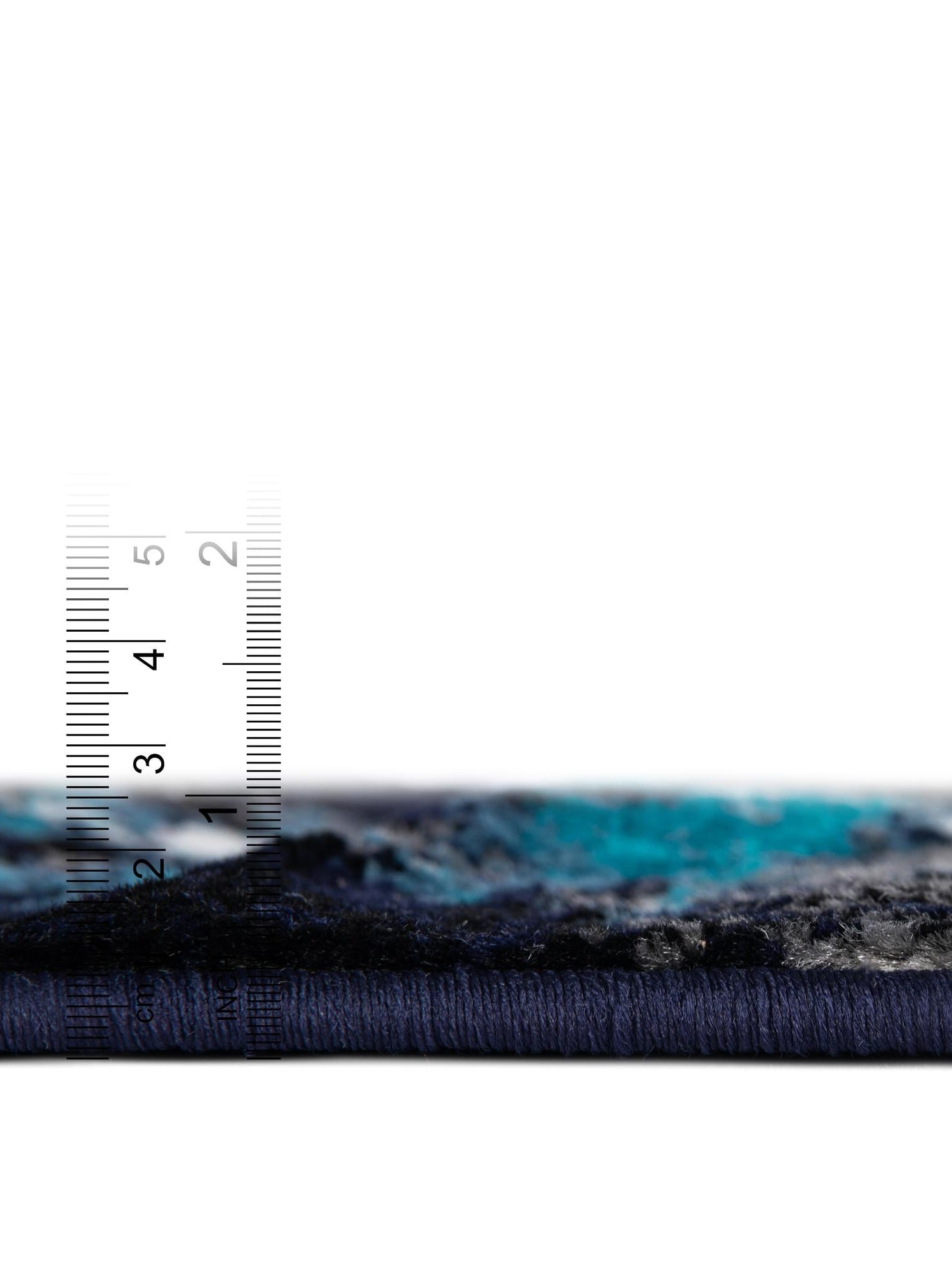 Navy Blue 2' 7 x 10' Metro Runner Area Rug 100% Polypropylene Abstract Modern Easy Clean Carpet for Living Room, Dining, Bedrooms for Sale at Rug Engine