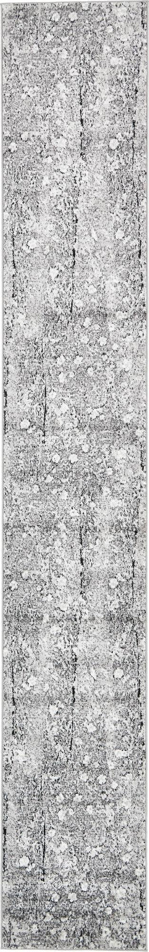 Dark Gray 2' x 13' Metro Runner Area Rug 100% Polypropylene Abstract Modern Easy Clean Carpet for Living Room, Dining, Bedrooms for Sale at Rug Engine