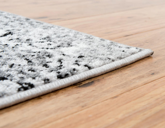 Dark Gray 5' 1 x 8' Metro Rectangle Area Rug 100% Polypropylene Abstract Modern Easy Clean Carpet for Living Room, Dining, Bedrooms for Sale at Rug Engine