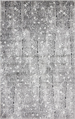Dark Gray 5' 1 x 8' Metro Rectangle Area Rug 100% Polypropylene Abstract Modern Easy Clean Carpet for Living Room, Dining, Bedrooms for Sale at Rug Engine