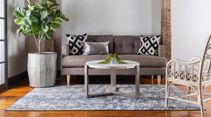 Dark Gray 4' 1 x 6' 1 Metro Rectangle Area Rug 100% Polypropylene Abstract Modern Easy Clean Carpet for Living Room, Dining, Bedrooms for Sale at Rug Engine