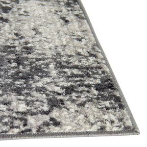 Dark Gray 4' 1 x 6' 1 Metro Rectangle Area Rug 100% Polypropylene Abstract Modern Easy Clean Carpet for Living Room, Dining, Bedrooms for Sale at Rug Engine