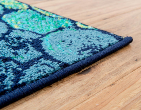 Light Green 4' 1 x 6' 1 Metro Rectangle Area Rug 100% Polypropylene Abstract Modern Easy Clean Carpet for Living Room, Dining, Bedrooms for Sale at Rug Engine