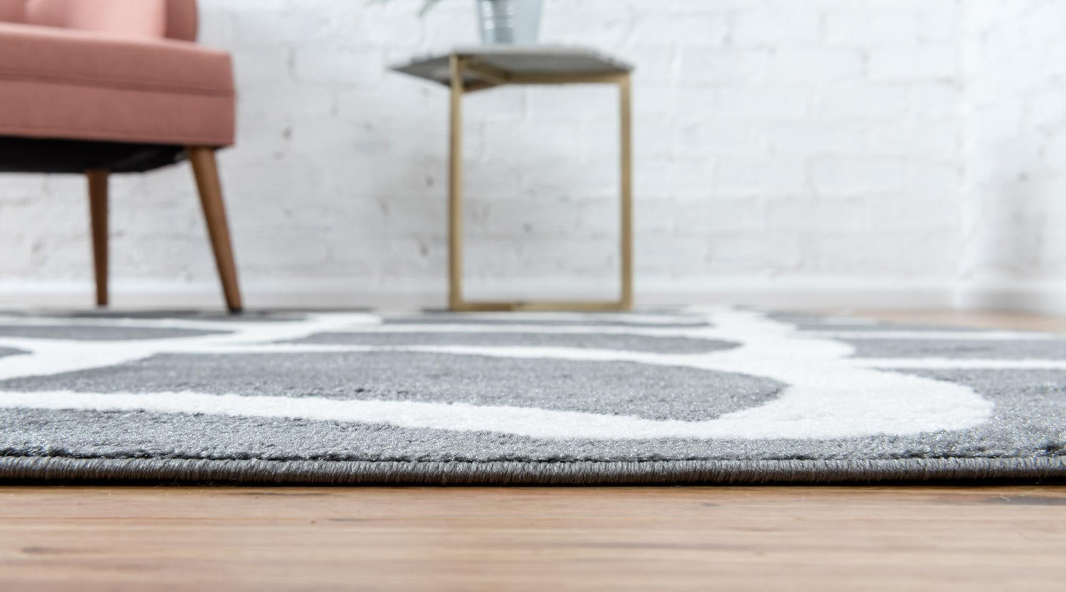 Gray 8' x 10' Metro Rectangle Area Rug 100% Polypropylene Abstract Modern Easy Clean Carpet for Living Room, Dining, Bedrooms for Sale at Rug Engine