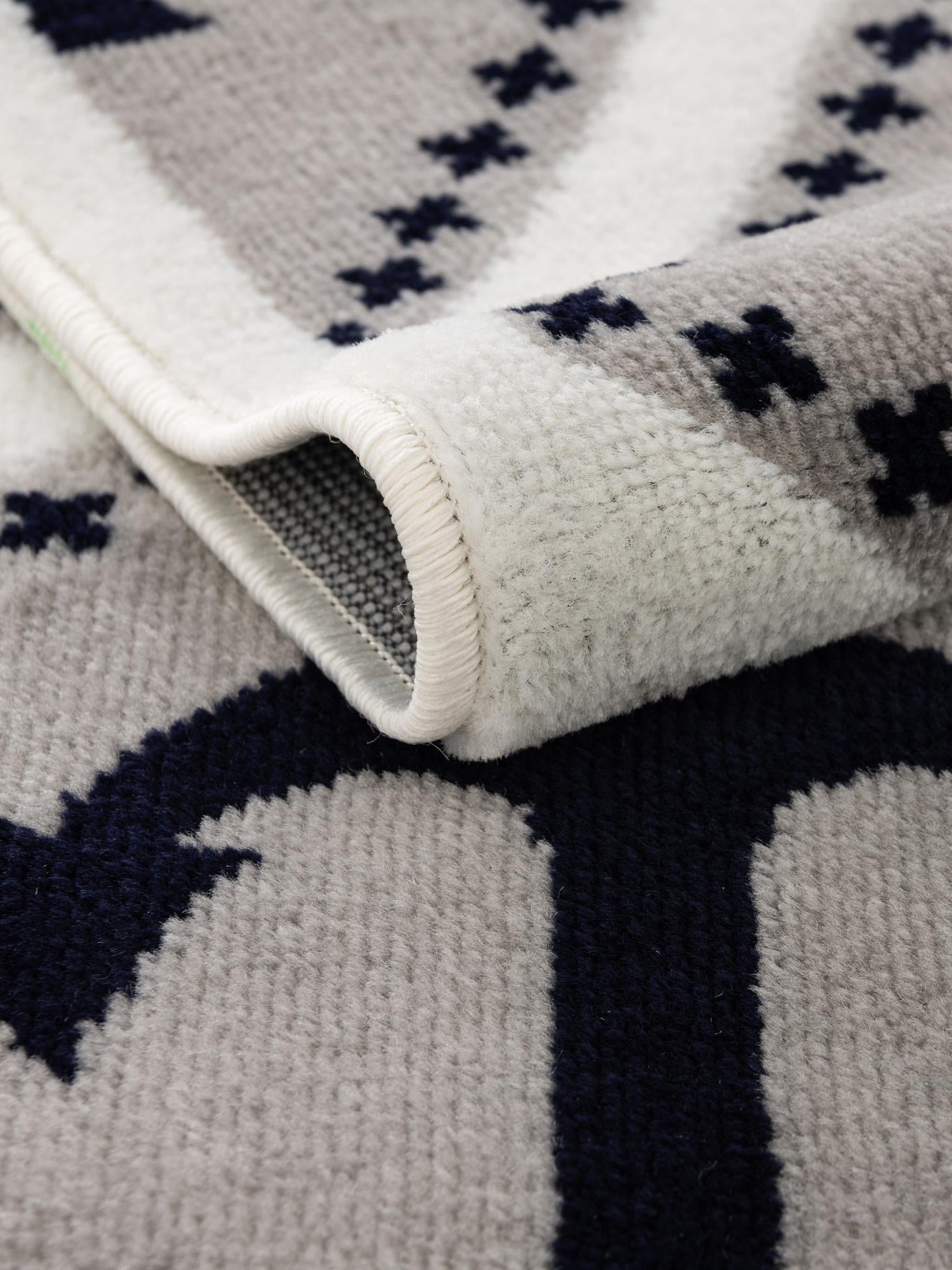 Gray 2' 7 x 12' 6 Metro Runner Area Rug 100% Polypropylene Abstract Modern Easy Clean Carpet for Living Room, Dining, Bedrooms for Sale at Rug Engine