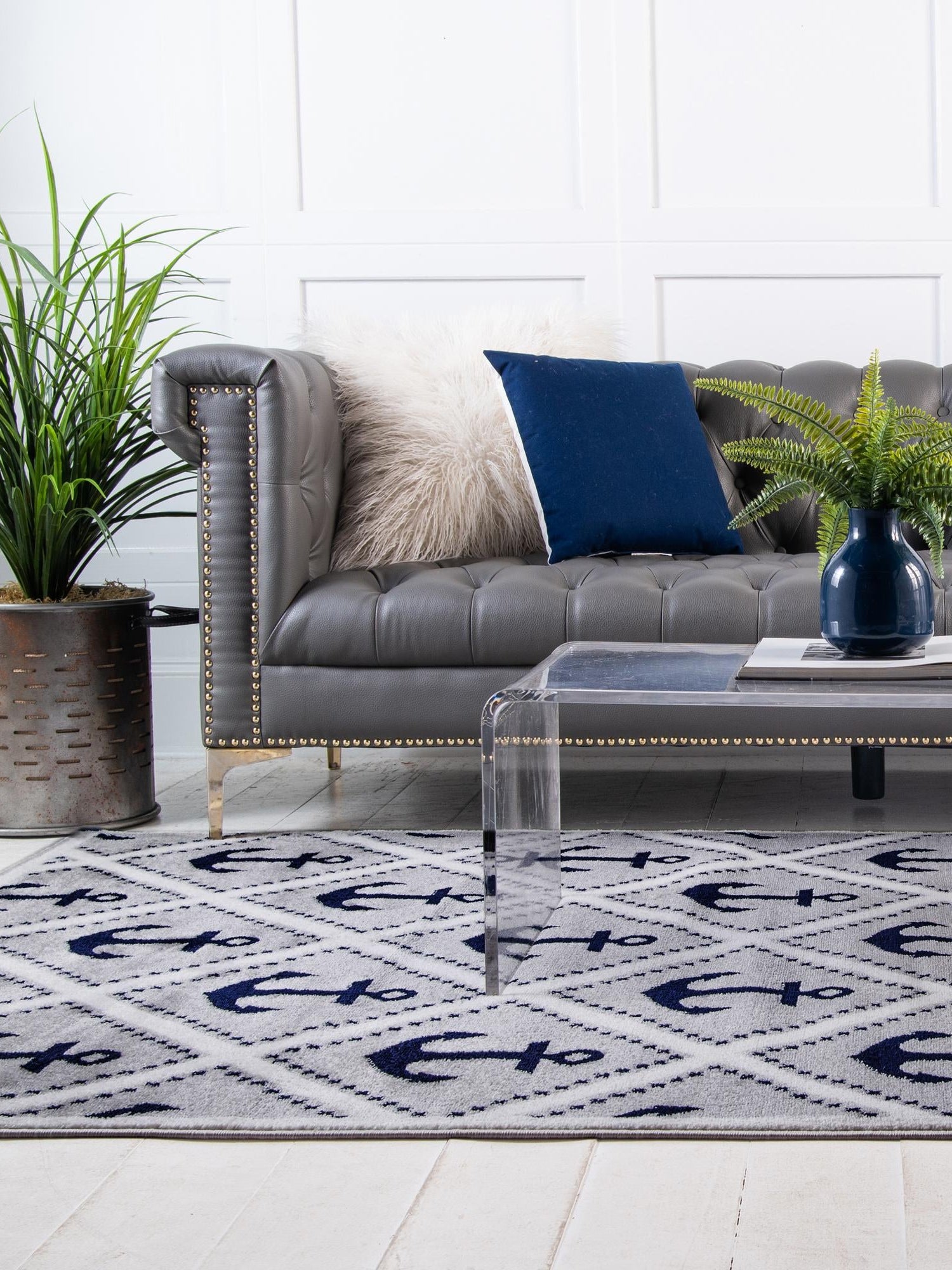Gray 9' 10 x 13' 1 Metro Rectangle Area Rug 100% Polypropylene Abstract Modern Easy Clean Carpet for Living Room, Dining, Bedrooms for Sale at Rug Engine