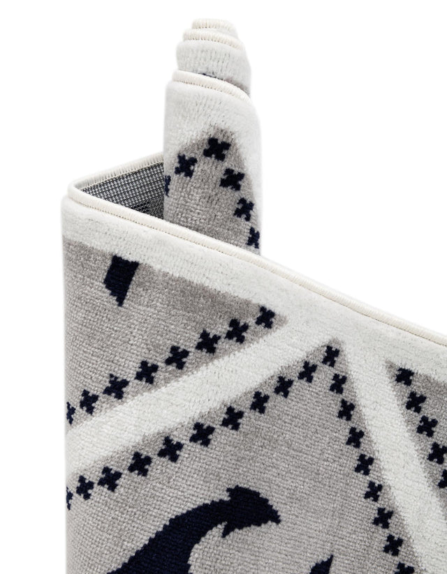 Gray 3' 3 x 5' 3 Metro Rectangle Area Rug 100% Polypropylene Abstract Modern Easy Clean Carpet for Living Room, Dining, Bedrooms for Sale at Rug Engine