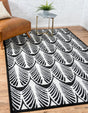 Black 4' 1 x 6' 1 Metro Rectangle Rug