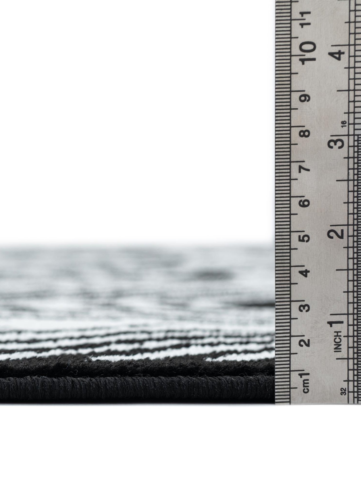 Black 5' 3 x 8' Metro Rectangle Area Rug 100% Polypropylene Abstract Modern Easy Clean Carpet for Living Room, Dining, Bedrooms for Sale at Rug Engine