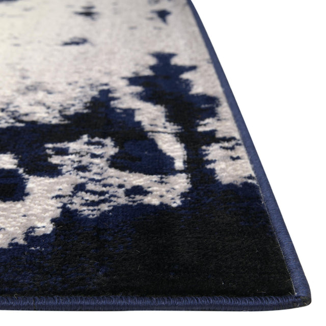 Ivory 2' x 13' 1 Metro Runner Area Rug 100% Polypropylene Abstract Modern Easy Clean Carpet for Living Room, Dining, Bedrooms for Sale at Rug Engine