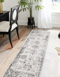 Gray 2' x 6' 1 Sofia Runner Area Rug Durable Easy Clean Stain Resistant Unique Carpet for Affordable Interior Home Design for Sale at Rug Engine