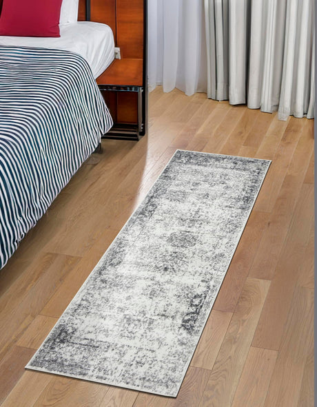 Gray 2' x 5' 1 Sofia Runner Area Rug Durable Easy Clean Stain Resistant Unique Carpet for Affordable Interior Home Design for Sale at Rug Engine