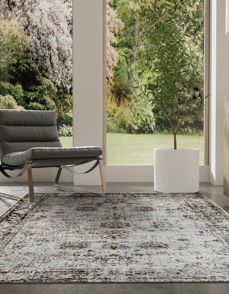 Beige 5' 3 x 8' Sofia Rectangle Area Rug Discounted Clearance Final Sale