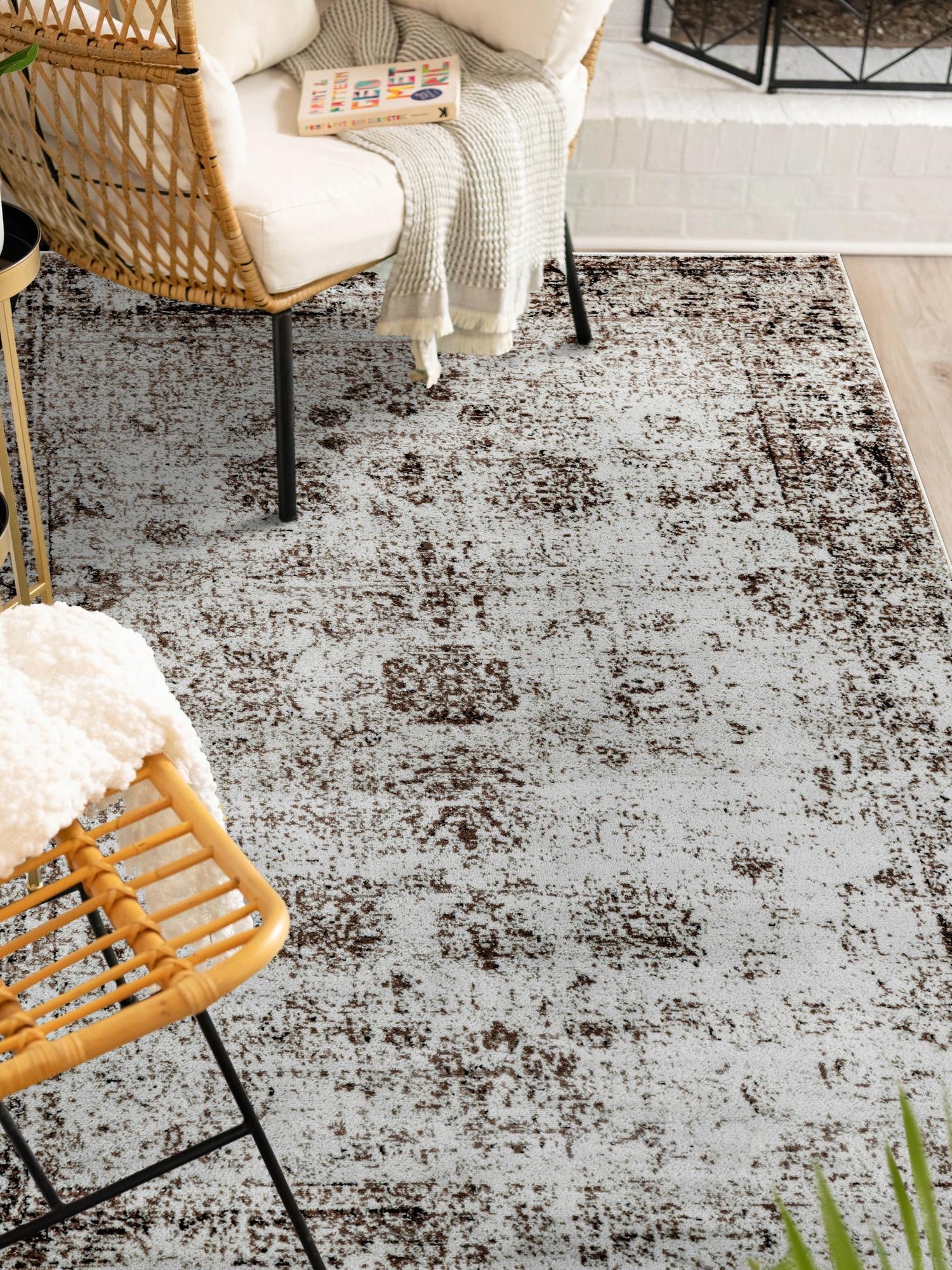 Beige 7' 10 x 11' Sofia Rectangle Area Rug Durable Easy Clean Stain Resistant Unique Carpet for Affordable Interior Home Design for Sale at Rug Engine