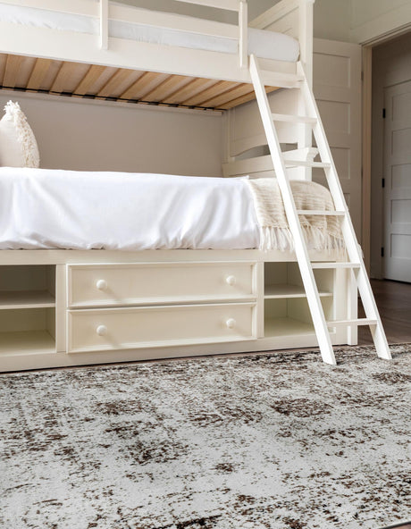 Beige 5' 3 x 8' Sofia Rectangle Area Rug Discounted Clearance Final Sale