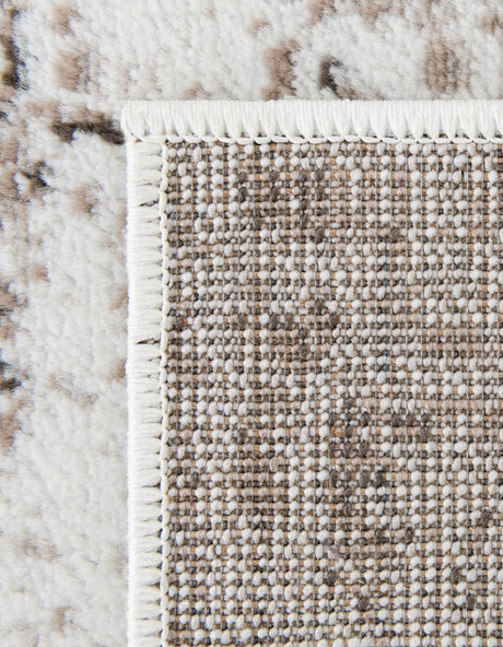 Beige 5' 3 x 8' Sofia Rectangle Area Rug Discounted Clearance Final Sale