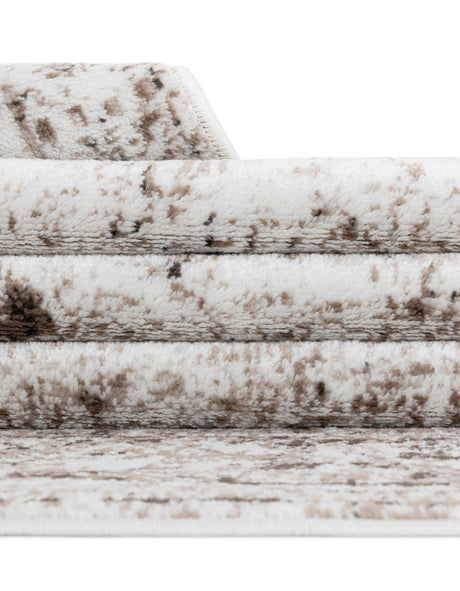 Beige 5' 3 x 8' Sofia Rectangle Area Rug Discounted Clearance Final Sale