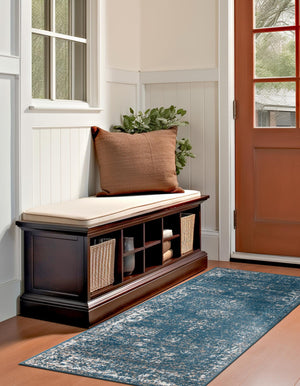 Blue 2' x 6' 7 Sofia Runner Area Rug