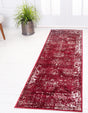 Burgundy 3' 3 x 16' 5 Sofia Runner Rug