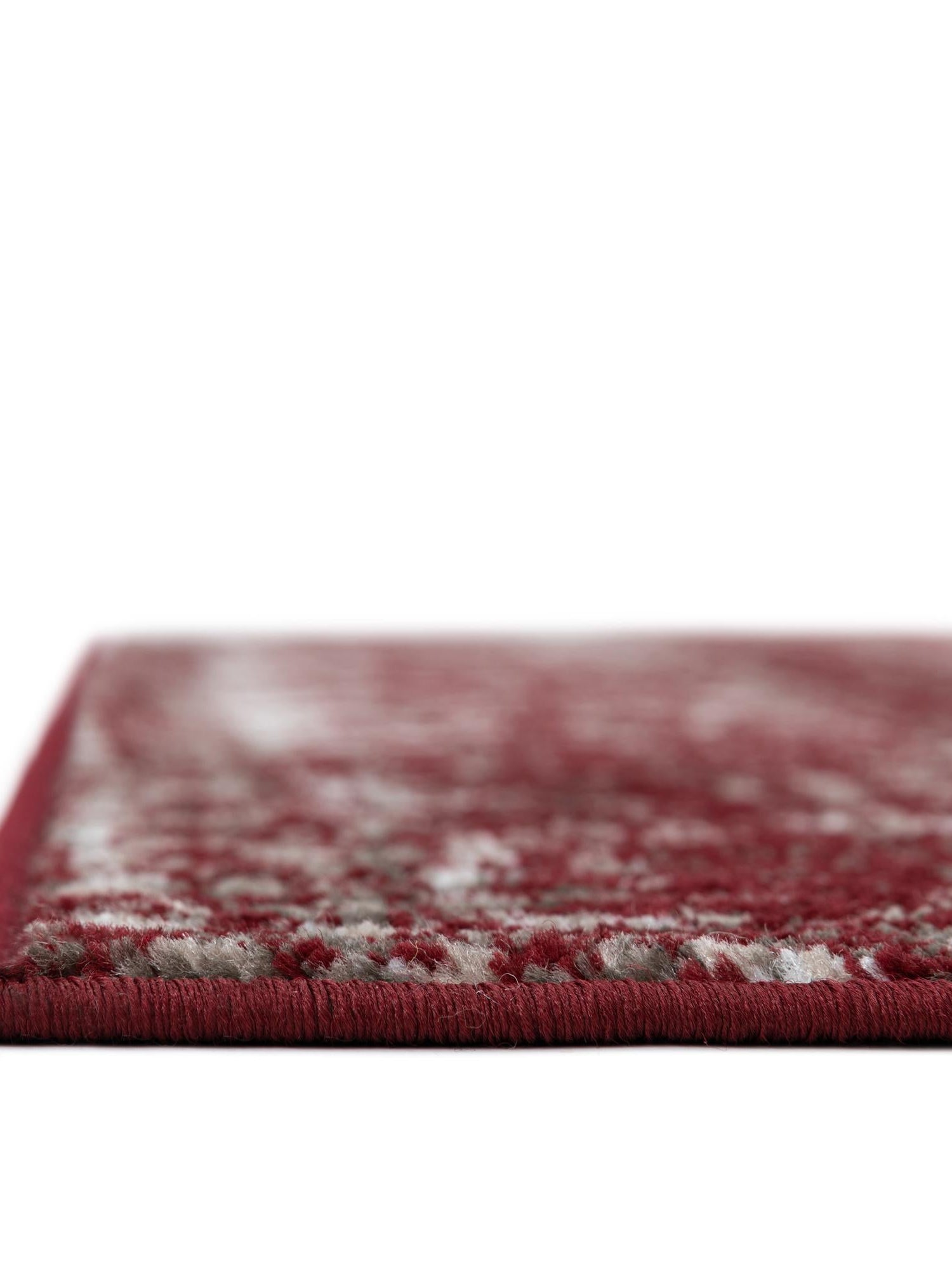 Burgundy 2' x 13' 1 Sofia Runner Area Rug Durable Easy Clean Stain Resistant Unique Carpet for Affordable Interior Home Design for Sale at Rug Engine