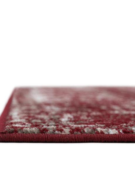 Burgundy 2' x 13' 1 Sofia Runner Area Rug Durable Easy Clean Stain Resistant Unique Carpet for Affordable Interior Home Design for Sale at Rug Engine