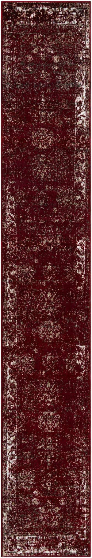 Burgundy 2' x 13' 1 Sofia Runner Area Rug