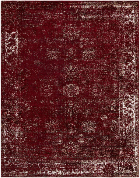 Burgundy 8' x 10' Sofia Rectangle Rug