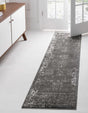 Dark Gray 2' x 7' Sofia Runner Rug