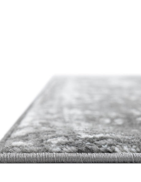 Dark Gray 3' 1 x 19' 8 Sofia Runner Area Rug Durable Easy Clean Stain Resistant Unique Carpet for Affordable Interior Home Design for Sale at Rug Engine