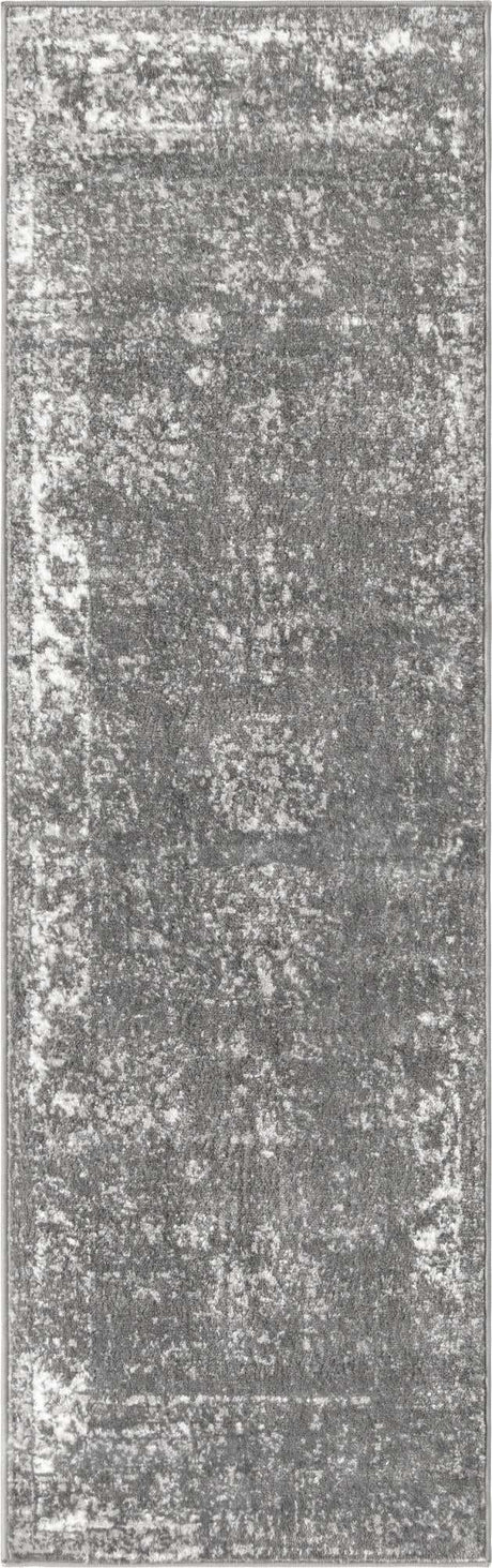 Dark Gray 2' x 7' Sofia Runner Rug