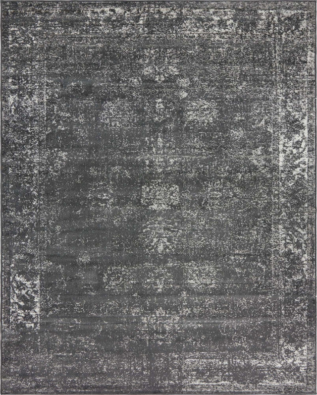 Dark Gray 7' 10 x 10' Sofia Rectangle Area Rug Durable Easy Clean Stain Resistant Unique Carpet for Affordable Interior Home Design for Sale at Rug Engine
