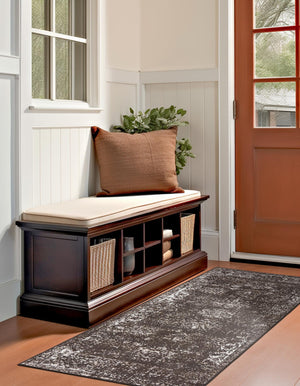 Brown 2' x 13' 1 Sofia Runner Rug
