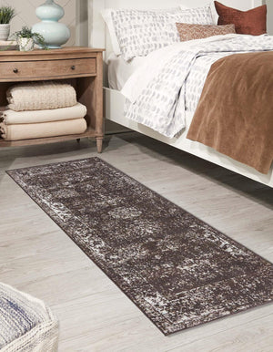 Brown 3' 3 x 19' 8 Sofia Runner Area Rug
