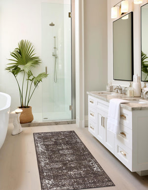 Brown 2' x 7' Sofia Runner Rug