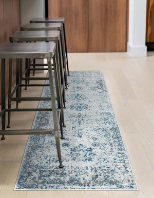 Light Blue 2' x 13' 1 Sofia Runner Area Rug