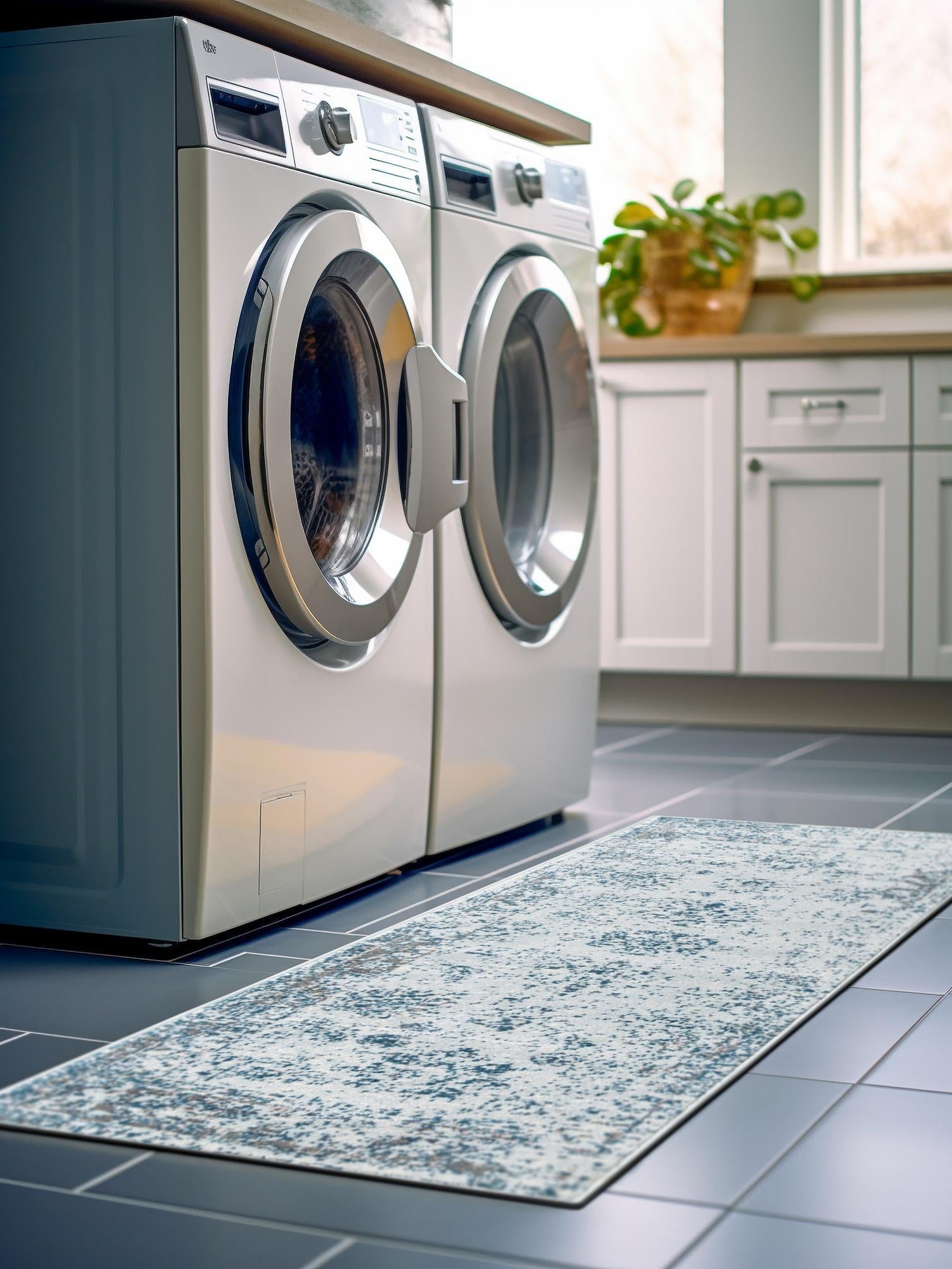 Light Blue 2' x 5' 1 Sofia Runner Area Rug Durable Easy Clean Stain Resistant Unique Carpet for Affordable Interior Home Design for Sale at Rug Engine