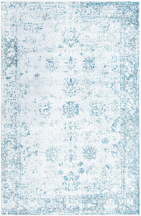 Light Blue 5' 1 x 8' Sofia Rectangle Rug