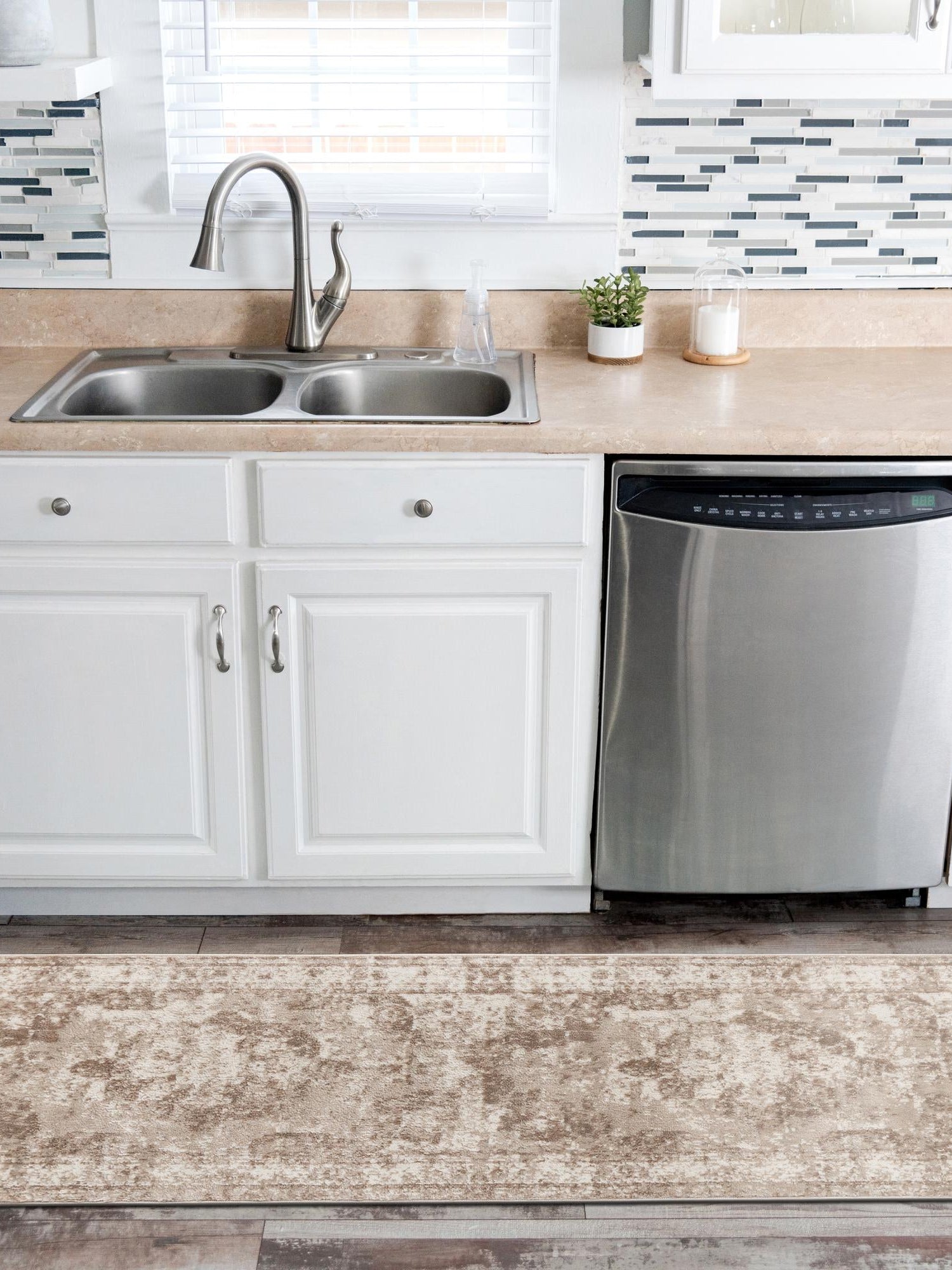 Beige 2' x 13' 1 Sofia Runner Area Rug