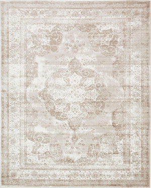 Beige 8' x 10' Sofia Rectangle Rug