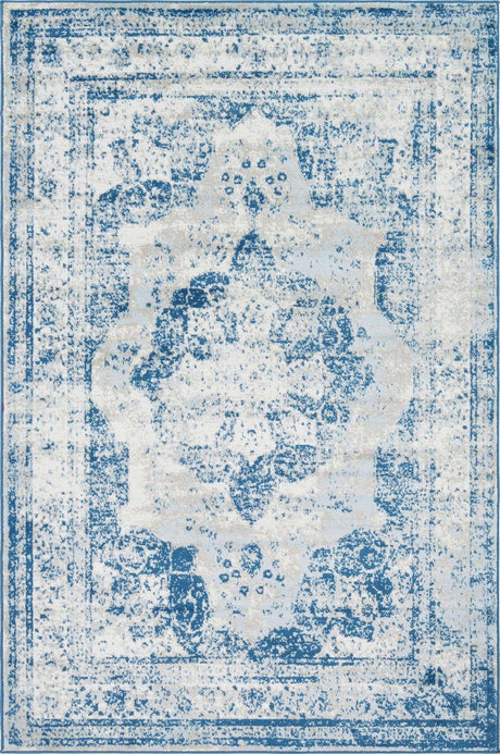 Blue 4' 1 x 6' 1 Sofia Rectangle Rug