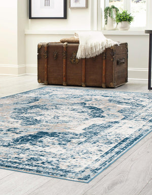 Blue 3' 3 x 5' 3 Sofia Rectangle Rug