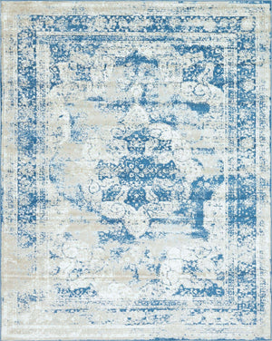 Blue 8' x 10' Sofia Rectangle Rug
