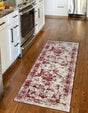 Burgundy 2' x 13' 1 Sofia Runner Rug