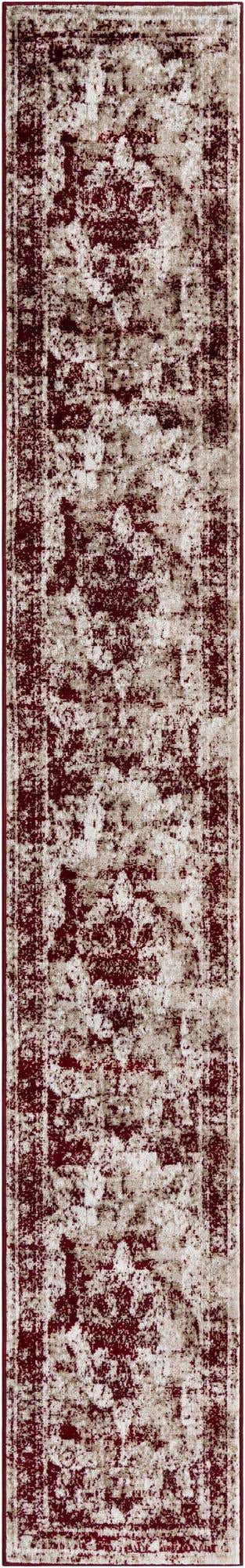 Burgundy 2' x 13' 1 Sofia Runner Rug
