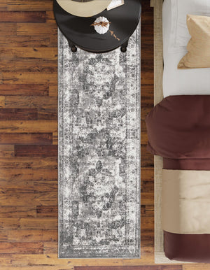 Gray 2' x 4' 1 Sofia Runner Area Rug Durable Easy Clean Stain Resistant Unique Carpet for Affordable Interior Home Design for Sale at Rug Engine